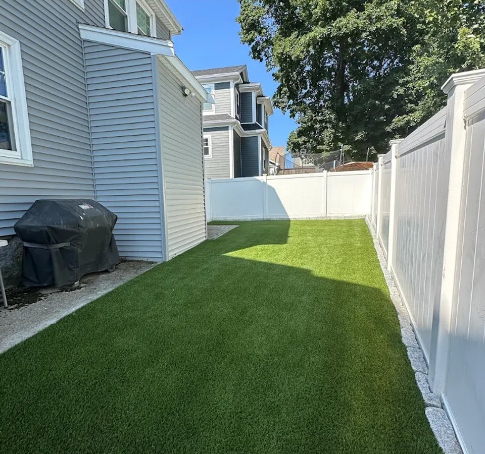 Artificial turf installation in St. Albert