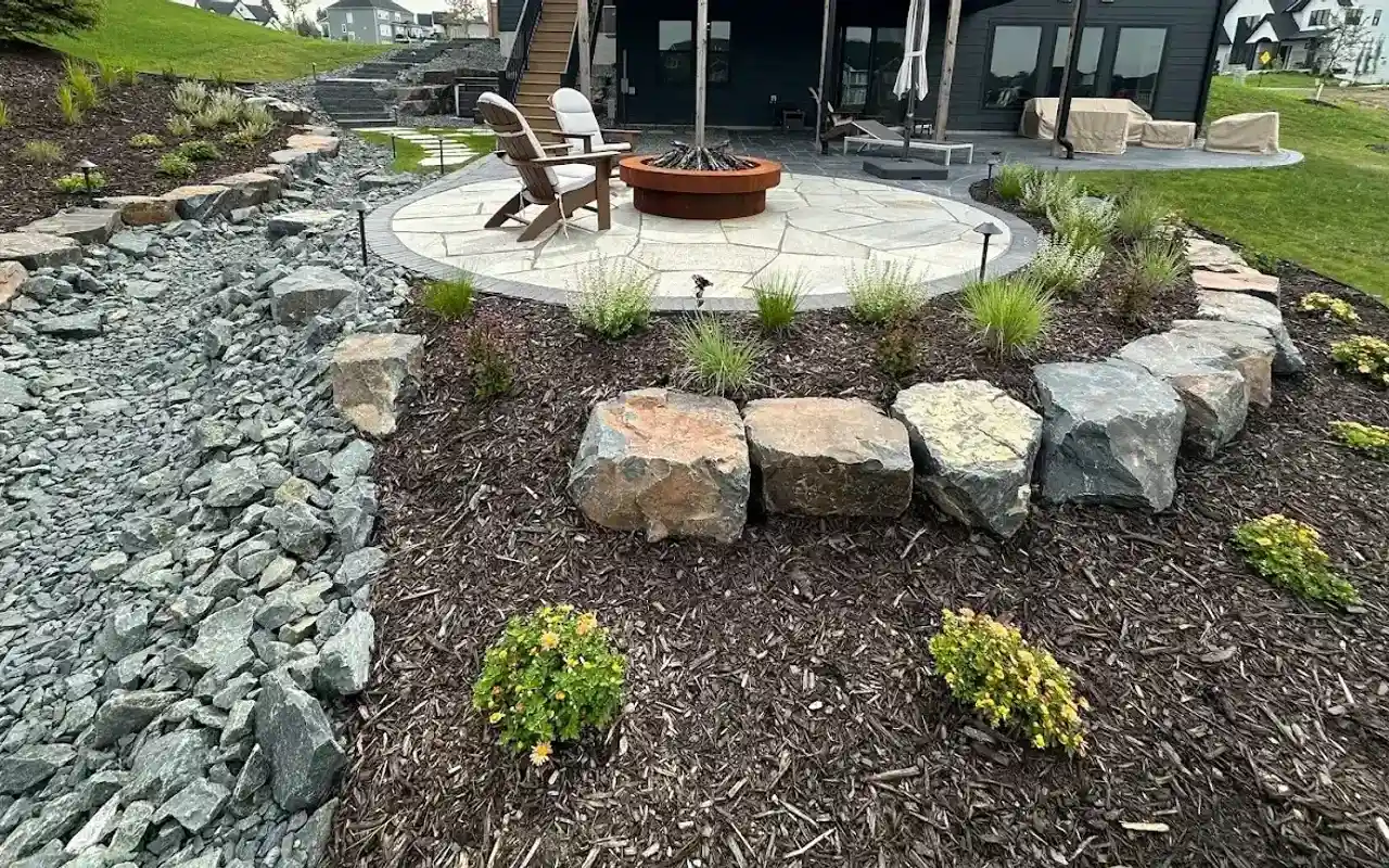 Landscape design in St. Albert by Serene Landscaping