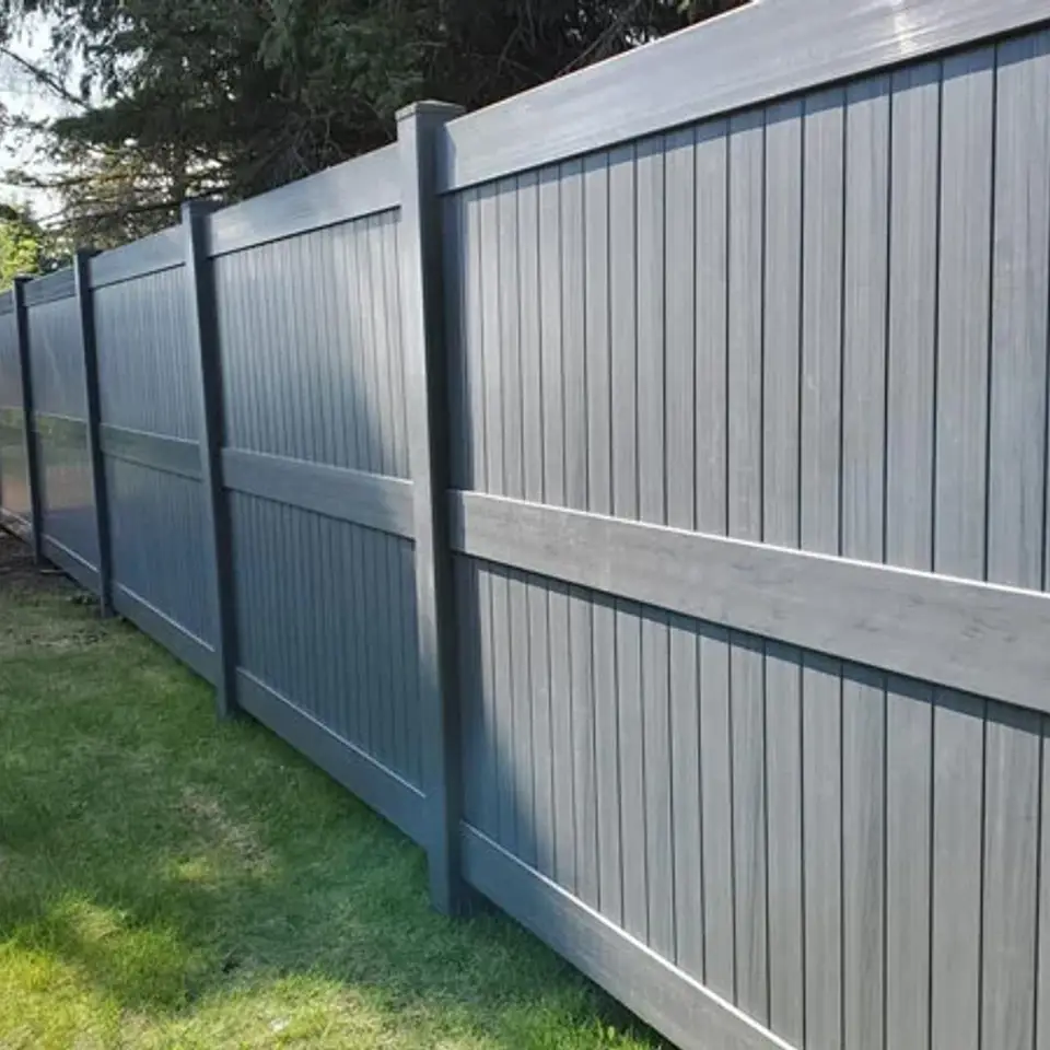 Fence and deck project in Edmonton.
